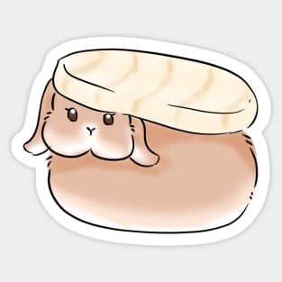 Scalop Sushi _ Bunny Sushi _ Bunshi Bunniesmee Sticker